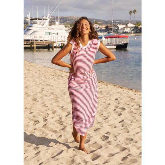 Frank & Eileen Dresses & Skirts - FRANK & EILEEN Tee Lab Cory Vintage Muscle Tee Maxi Dress Size Small Striped EUC